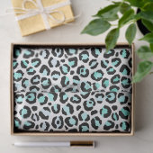 Turquoise Safari Serie Design 17 Tissuepapier (Geschenk)