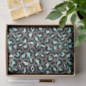 Turquoise Safari Series Design 11 Tissuepapier (Geschenk)