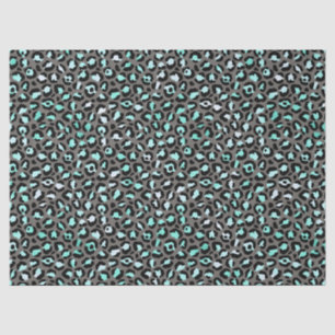 Turquoise Safari Series Design 11 Tissuepapier
