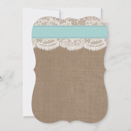 Turquoise Sand Dollar Wedding Rehearsal Dinner Kaart (Achterkant)