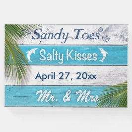Turquoise Sandy Toes Salty Kisses Gastenboek
