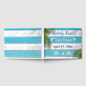 Turquoise Sandy Toes Salty Kisses Gastenboek (Volledig)