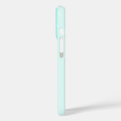 Turquoise-schaduwstrepen Case-Mate iPhone Case (Achterkant / Links)
