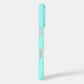 Turquoise-schaduwstrepen Case-Mate iPhone Case (Achterkant / Rechts)