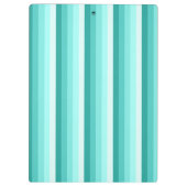 Turquoise-schaduwstrepen Klembord (Achterkant)