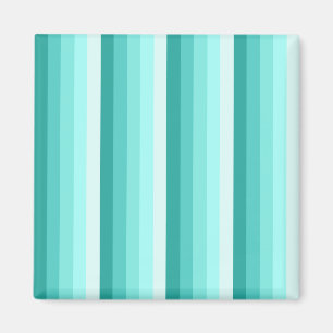 Turquoise-schaduwstrepen Magneet