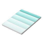 Turquoise-schaduwstrepen Notitieblok (Linkerzijde)