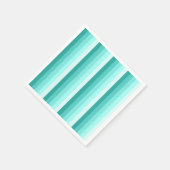 Turquoise-schaduwstrepen Servet (Hoek)