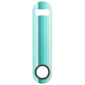 Turquoise-schaduwstrepen Speed Flessenopener (Achterkant)