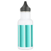 Turquoise-schaduwstrepen Waterfles (Links)
