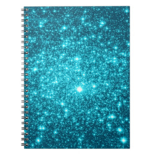 Turquoise Schittering Notitieboek