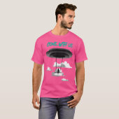 turquoise schommel t-shirt (Voorkant volledig)