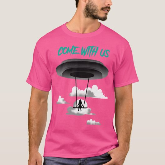 turquoise schommel t-shirt (Voorkant)
