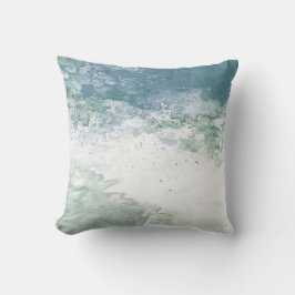 Turquoise & Seafoam Abstract Decor Kussen