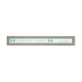 Turquoise Seahorse Burlap Beach Collectie (Individueel)