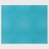 Turquoise Sequin-Look Kerstmis Cadeaupapier (Vlak)