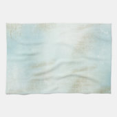 Turquoise Shabby Peacock Theedoek (Horizontaal)