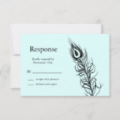 Turquoise Shake your Tail Feathers RSVP (Voorkant)