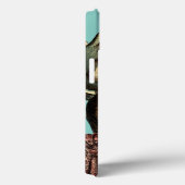 Turquoise Shell en Red Coral Collectie Case-Mate iPhone Case (Achterkant / Rechts)