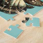 Turquoise Shell en Red Coral Collectie Legpuzzel (Zijkant)