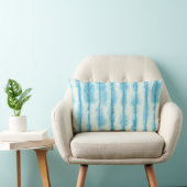 Turquoise Shibori Tie Dye  Kussen (Stoel)