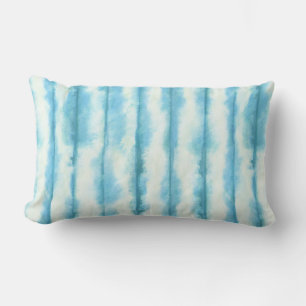 Turquoise Shibori Tie Dye Kussen