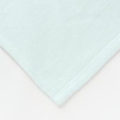 Turquoise Shoe & Roos Fleece Blanket personalisere Deken (Hoek)