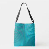 turquoise " silk " - crossbody tas (Achterkant)