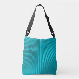 turquoise " silk " - crossbody tas
