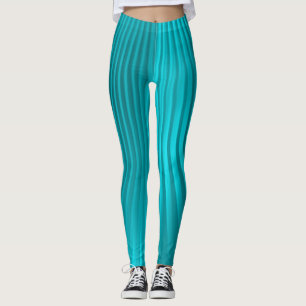 turquoise " silk " - leggings