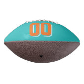 TURQUOISE SINAASAPPEL EN WITTE Football (Gedraaid 270)