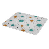 Turquoise Sinaasappel Franciscan Starburst Midden- Snijplank (Hoek)