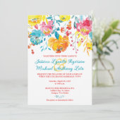 Turquoise, Sinaasappel, Roze, Wit Bestemmingshuwel Kaart (Staand voorkant)