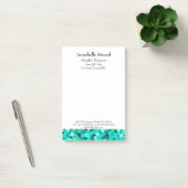 Turquoise sjabloon post-it® notes (Kantoor)