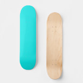 Turquoise skateboard (Voorkant)