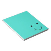 Turquoise Smile Notitieblok (Schuin)