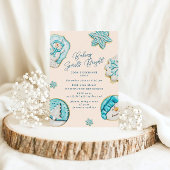 Turquoise snoepjes Cookie Exchange Christmas Party Kaart