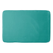 Turquoise Solid Color Badmat (Voorkant)