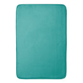 Turquoise Solid Color Badmat (Voorkant Verticaal)