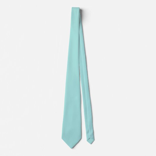 Turquoise Solid Color Wedding Stropdas (Voorkant)