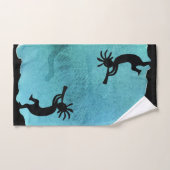 Turquoise Southwestern Kokopelli Bath Towel Set Bad Handdoek (Handdoek)