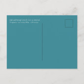 Turquoise Spaanse Bruiloft Onze Bruiloft FOTO Briefkaart (Achterkant)