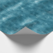 Turquoise Sparkle Cadeaupapier (Hoek)