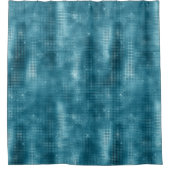 Turquoise Sparkle Douchegordijn (Voorkant)