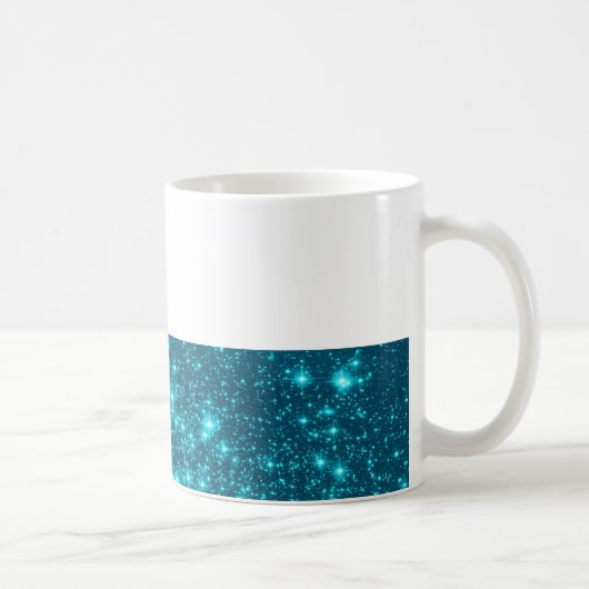 Turquoise Sparkle Koffiemok (Rechts)