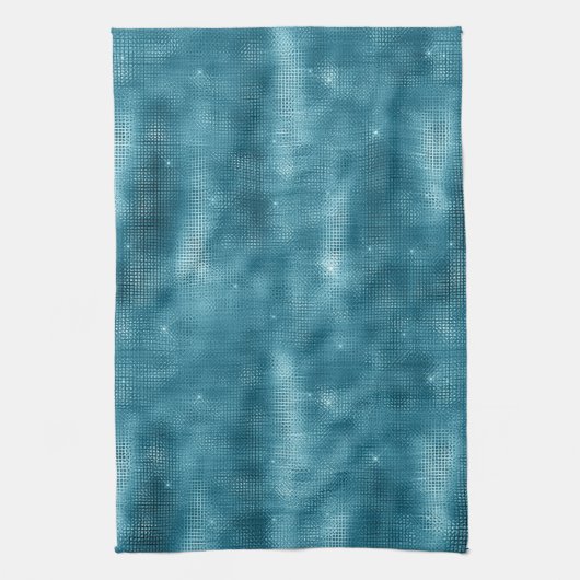 Turquoise Sparkle Theedoek (Verticaal)