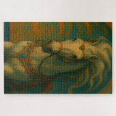 Turquoise Spirit, The dancing Horse Legpuzzel (Horizontaal)
