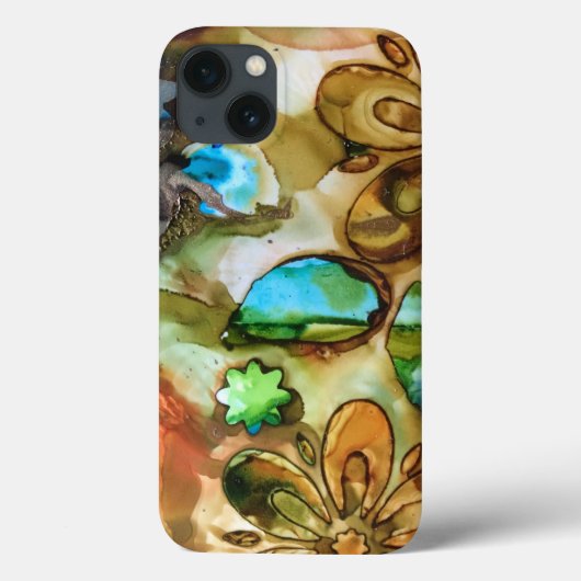 Turquoise Splash iPhone 6/6's 'Tough Extreme' Hoes (Achterkant)