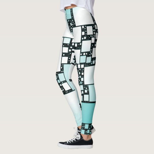 Turquoise Squared Leggings (Links)