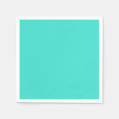 Turquoise Standard Cocktail Paper Napkin Servet (Voorkant)
